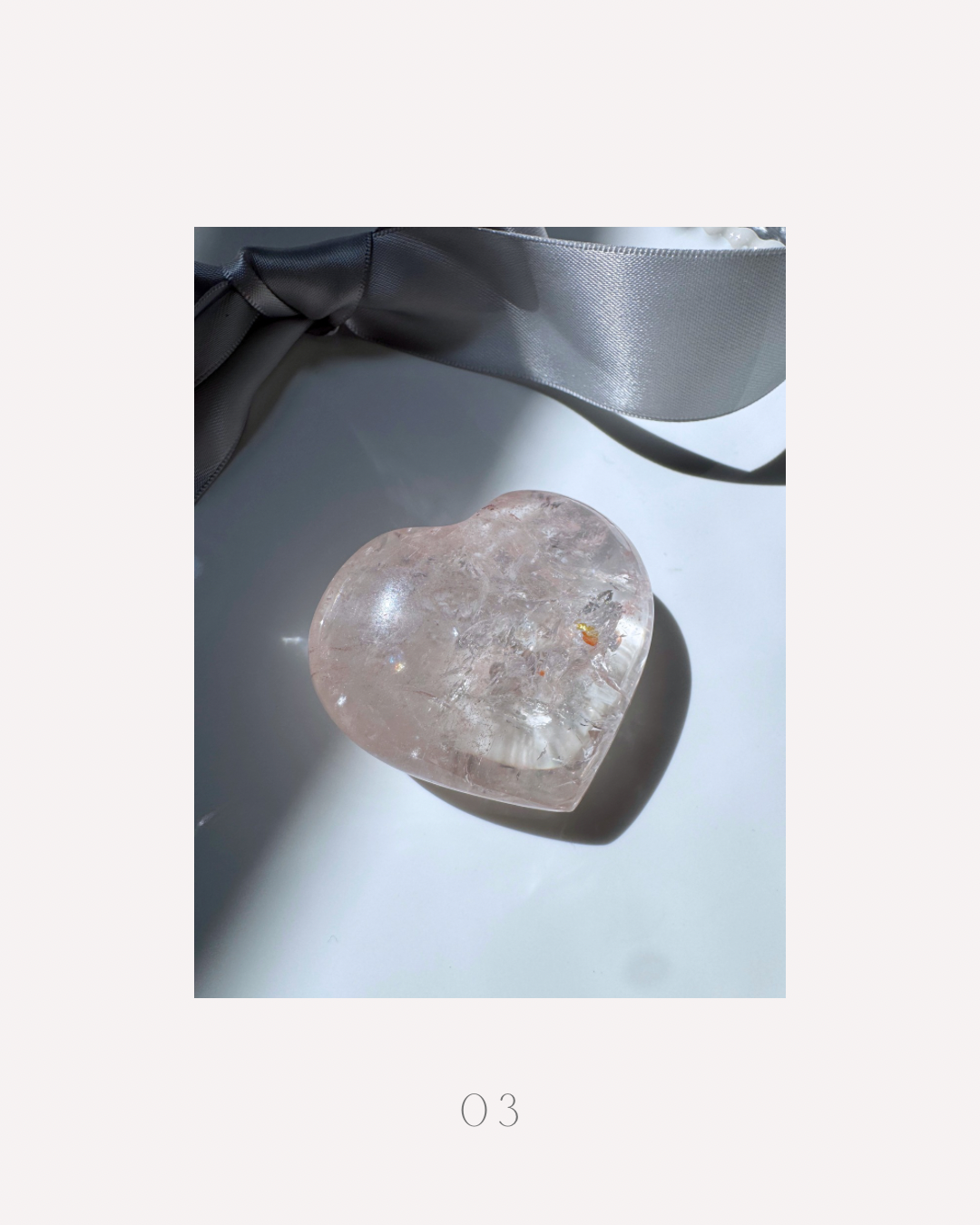 Brilliant Heart Cut Pink Quartz
ブリリアント ハートカット ピンククォーツ