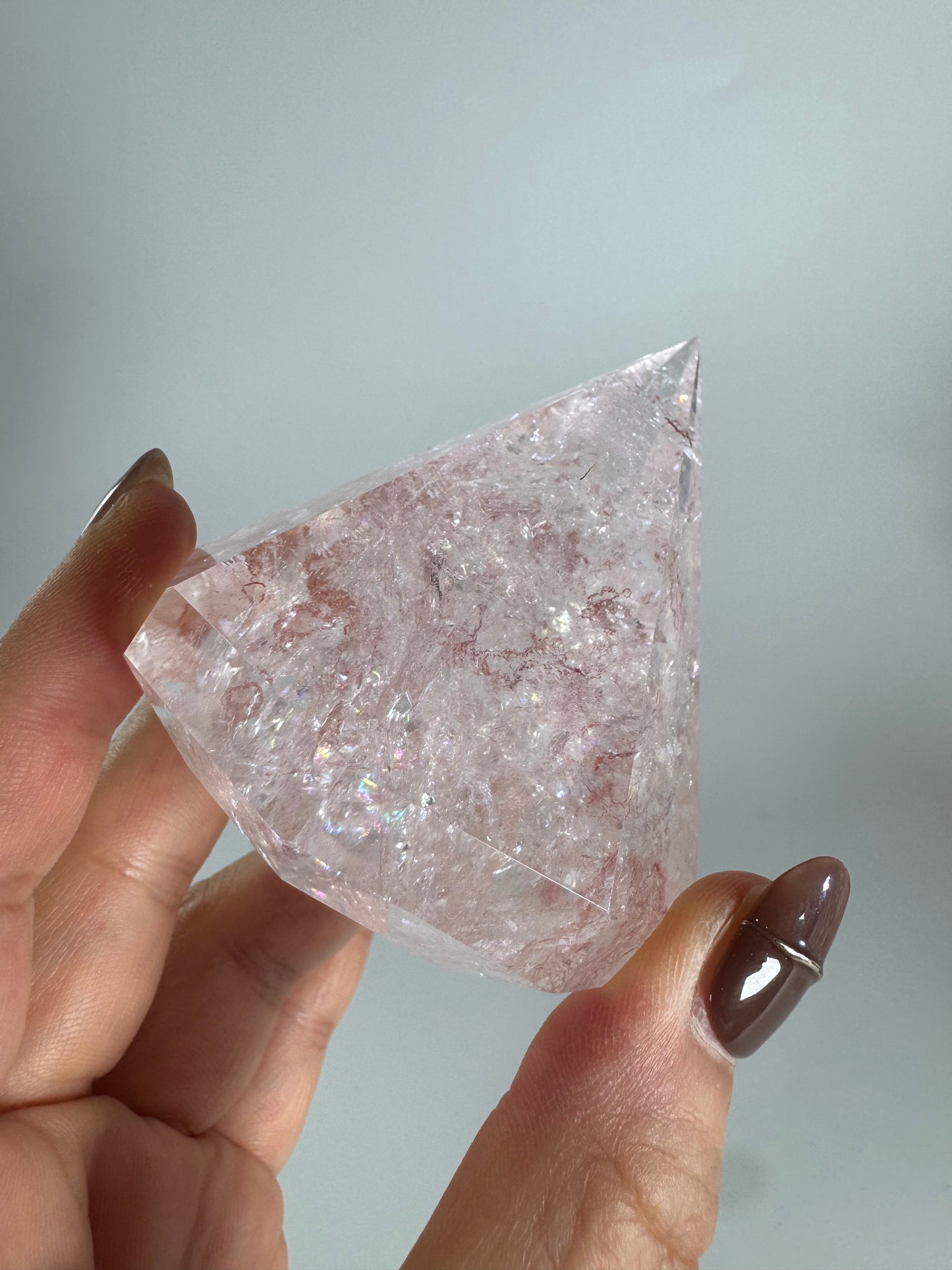 Brilliant Diamond Cut Pink Quartz

ブリリアント ダイヤモンドカット ピンククォーツ