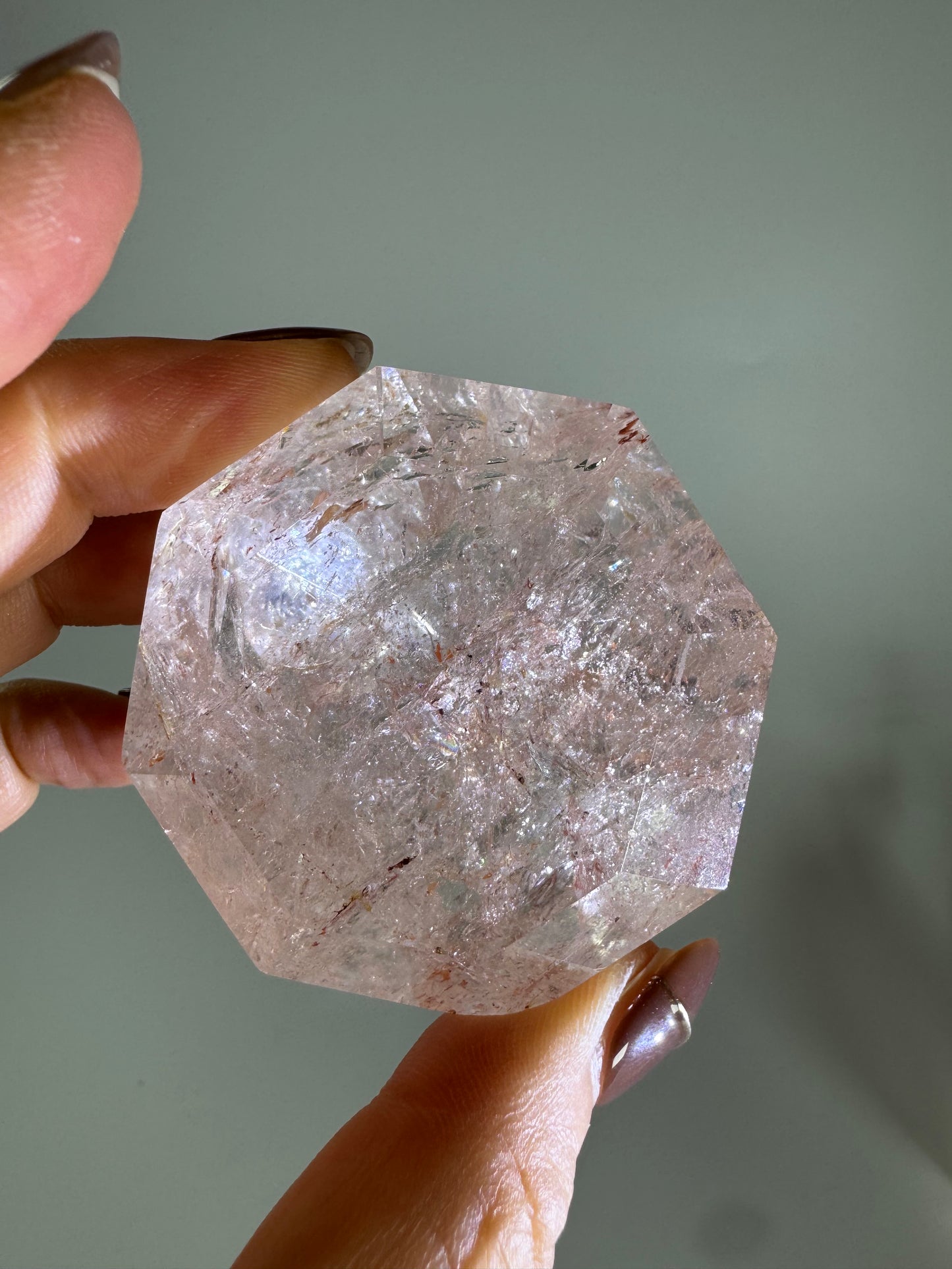 Brilliant Diamond Cut Pink Quartz

ブリリアント ダイヤモンドカット ピンククォーツ