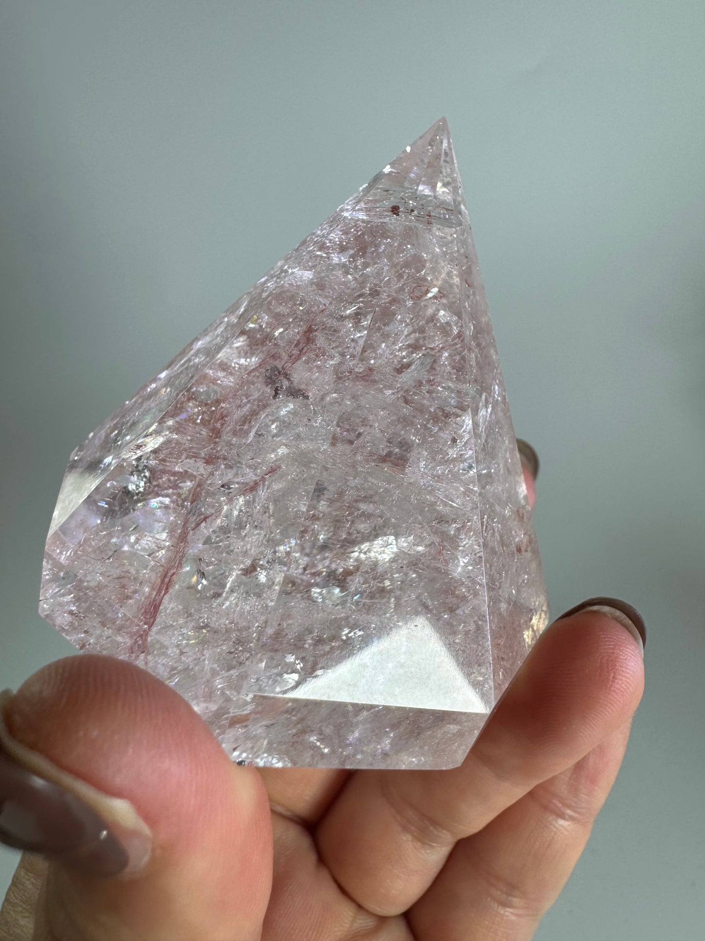 Brilliant Diamond Cut Pink Quartz

ブリリアント ダイヤモンドカット ピンククォーツ