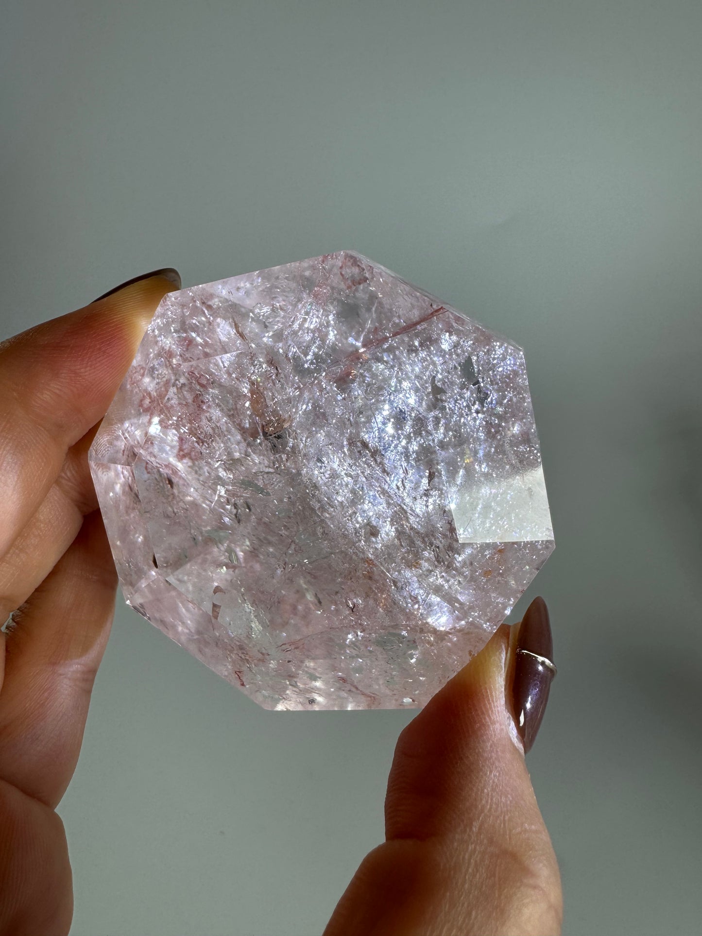 Brilliant Diamond Cut Pink Quartz

ブリリアント ダイヤモンドカット ピンククォーツ