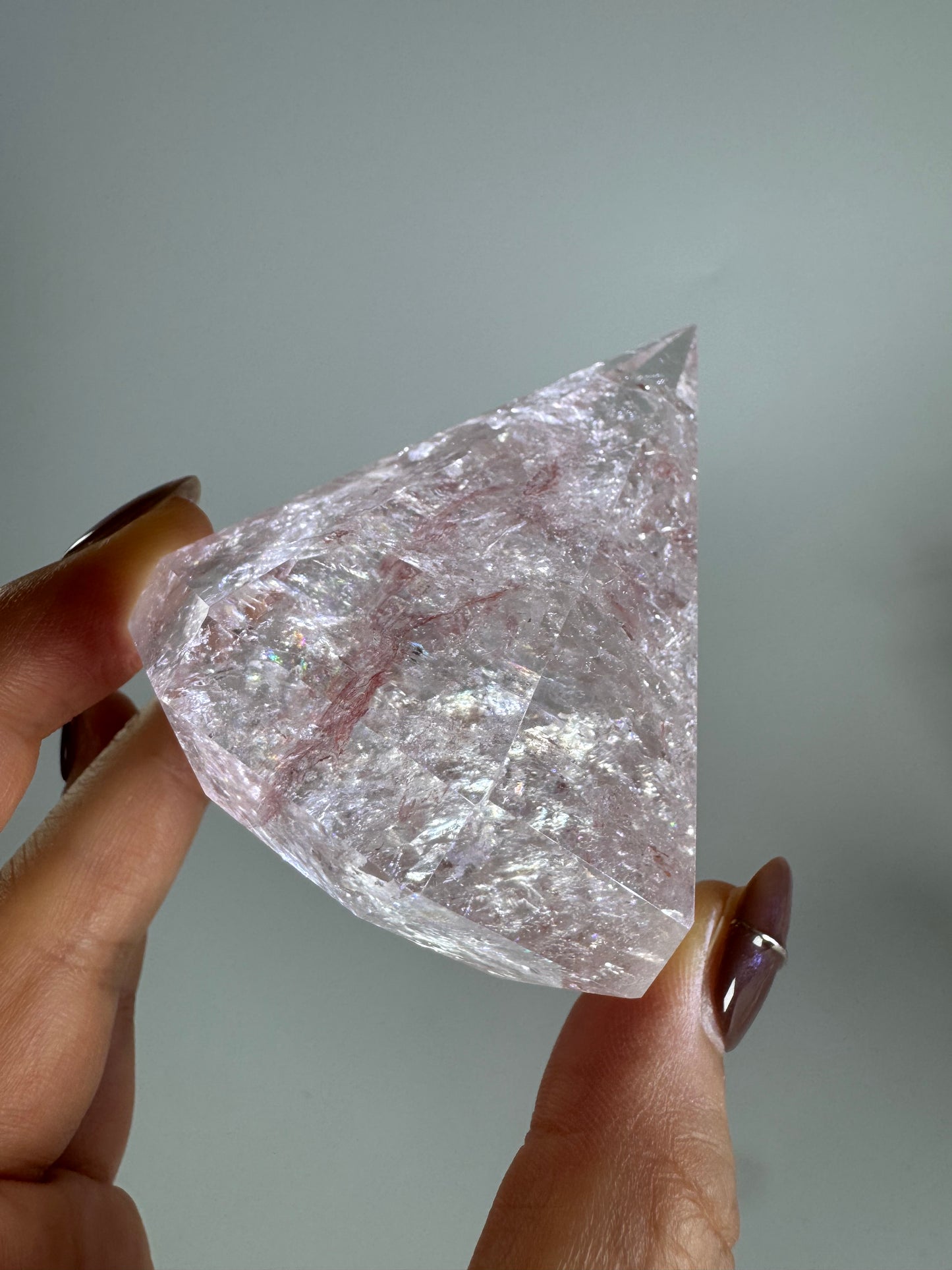 Brilliant Diamond Cut Pink Quartz

ブリリアント ダイヤモンドカット ピンククォーツ