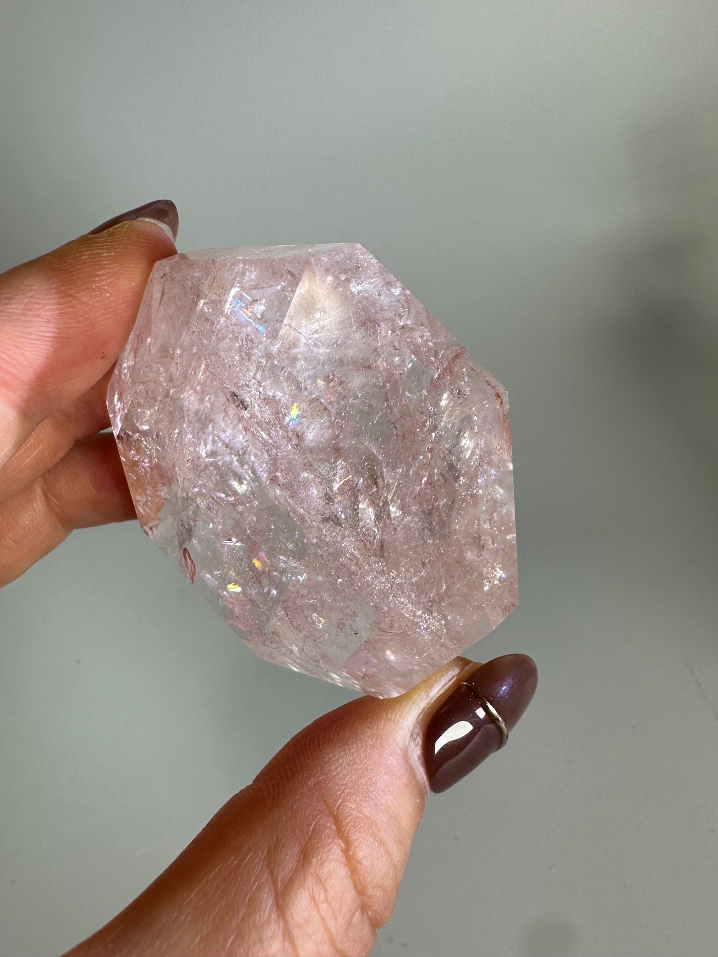 Brilliant Diamond Cut Pink Quartz

ブリリアント ダイヤモンドカット ピンククォーツ