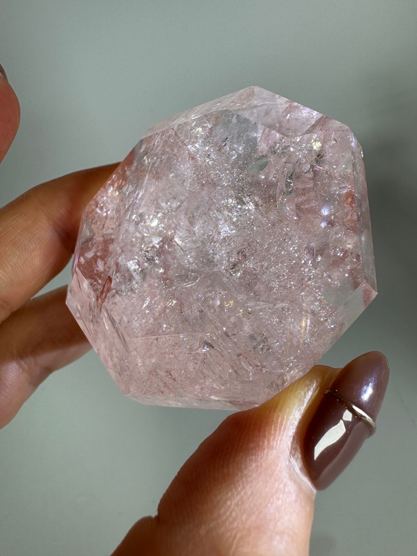 Brilliant Diamond Cut Pink Quartz

ブリリアント ダイヤモンドカット ピンククォーツ