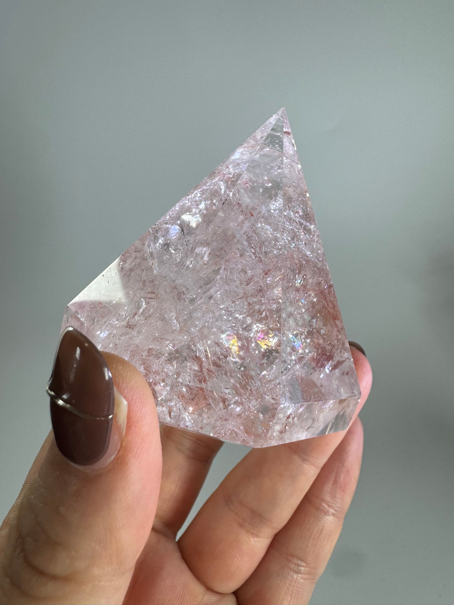 Brilliant Diamond Cut Pink Quartz

ブリリアント ダイヤモンドカット ピンククォーツ