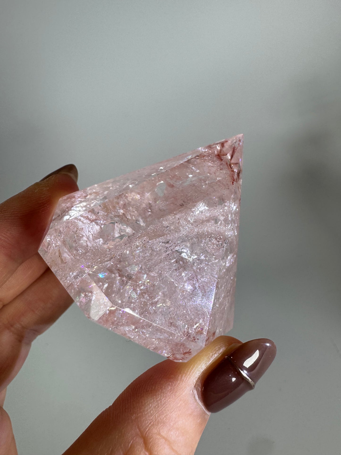 Brilliant Diamond Cut Pink Quartz

ブリリアント ダイヤモンドカット ピンククォーツ