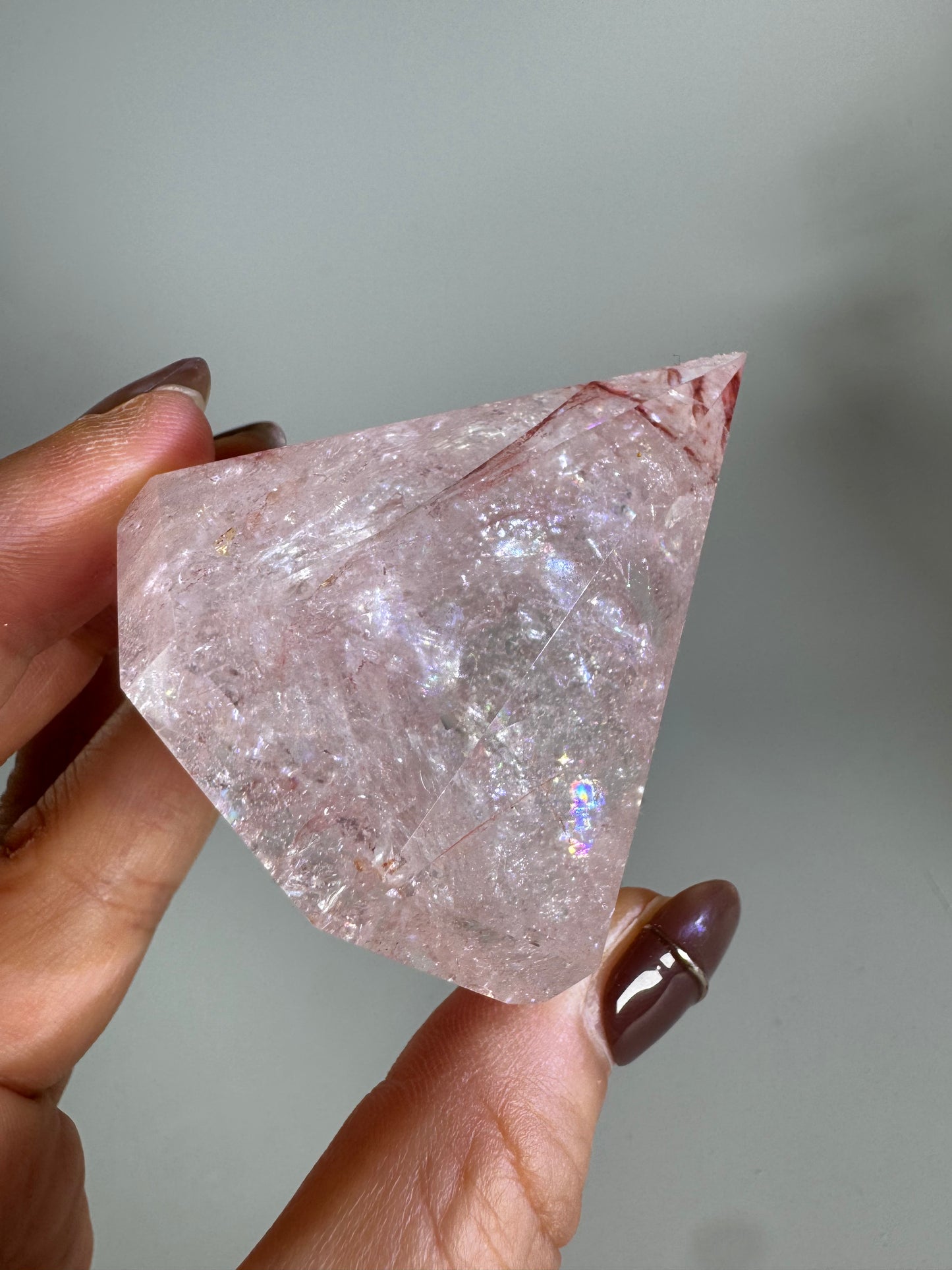 Brilliant Diamond Cut Pink Quartz

ブリリアント ダイヤモンドカット ピンククォーツ