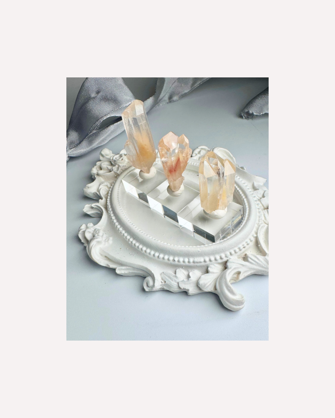 Peach Rabbit Hair Quartz from Madagascar ピーチラビットヘアクォーツ