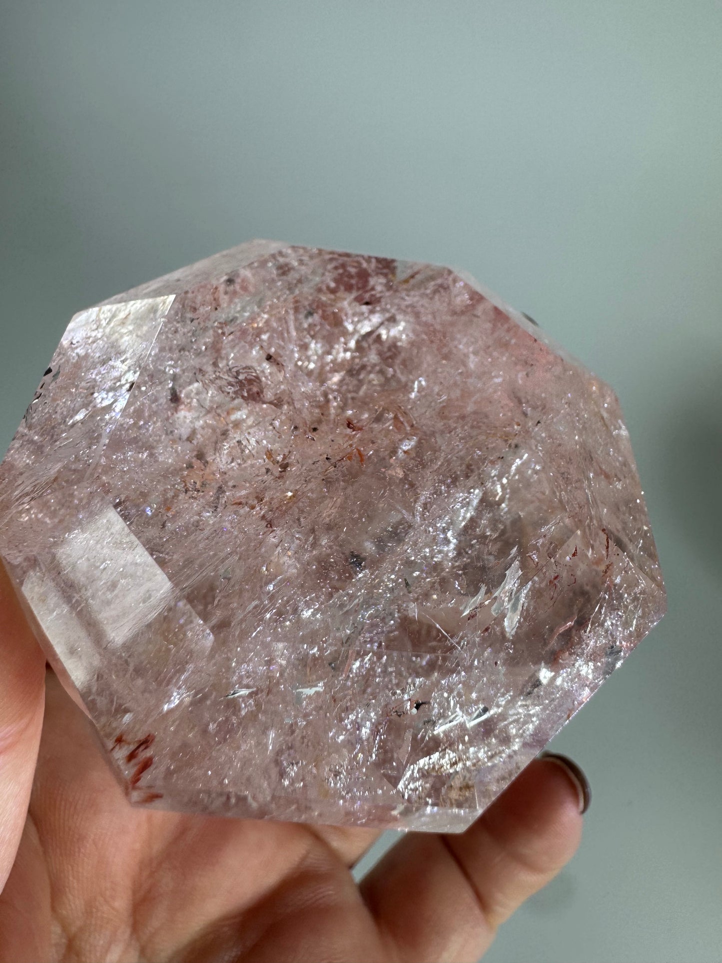 Brilliant Diamond Cut Pink Quartz

ブリリアント ダイヤモンドカット ピンククォーツ