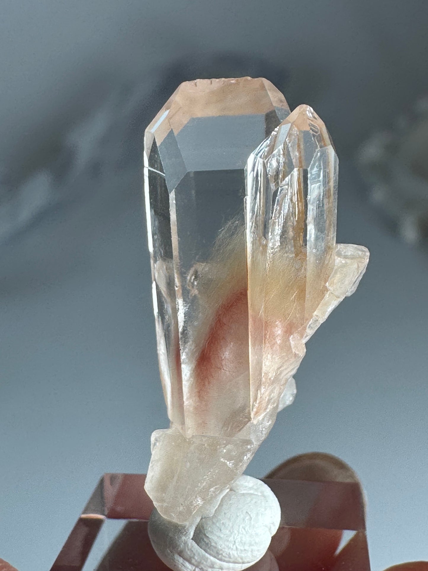 Peach Rabbit Hair Quartz from Madagascar ピーチラビットヘアクォーツ