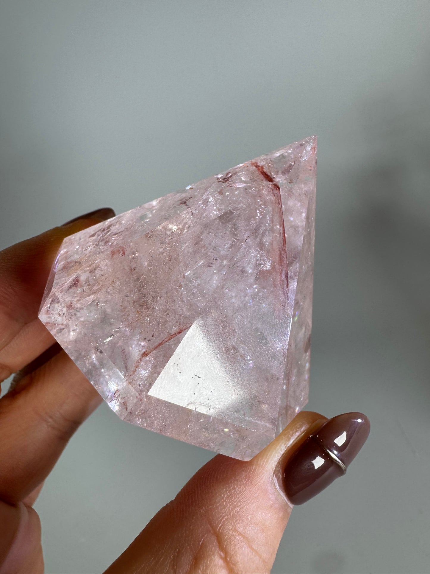 Brilliant Diamond Cut Pink Quartz

ブリリアント ダイヤモンドカット ピンククォーツ
