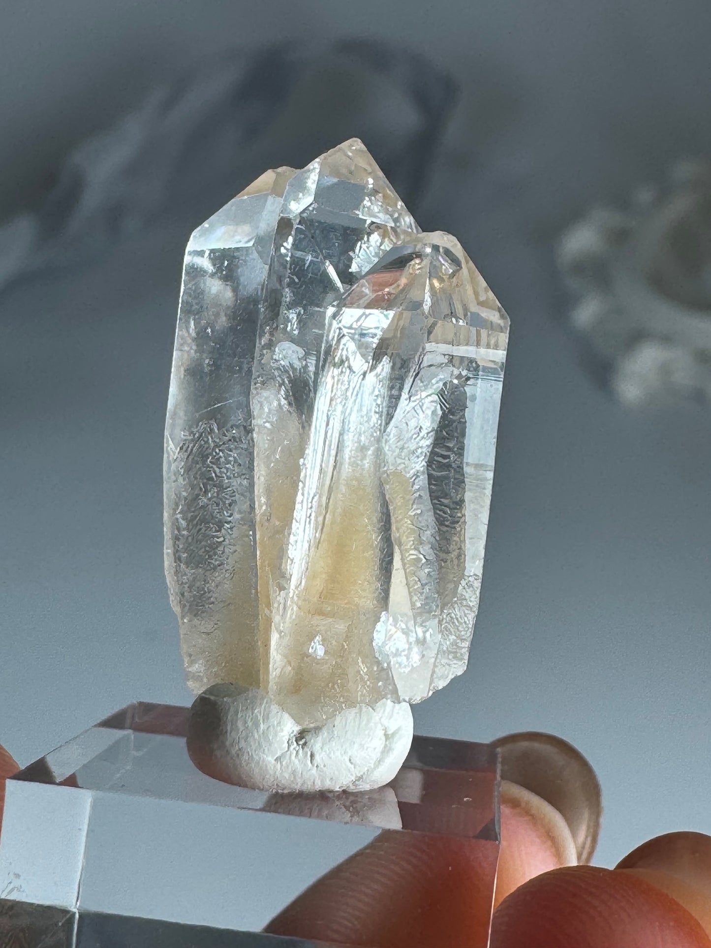 Peach Rabbit Hair Quartz from Madagascar ピーチラビットヘアクォーツ