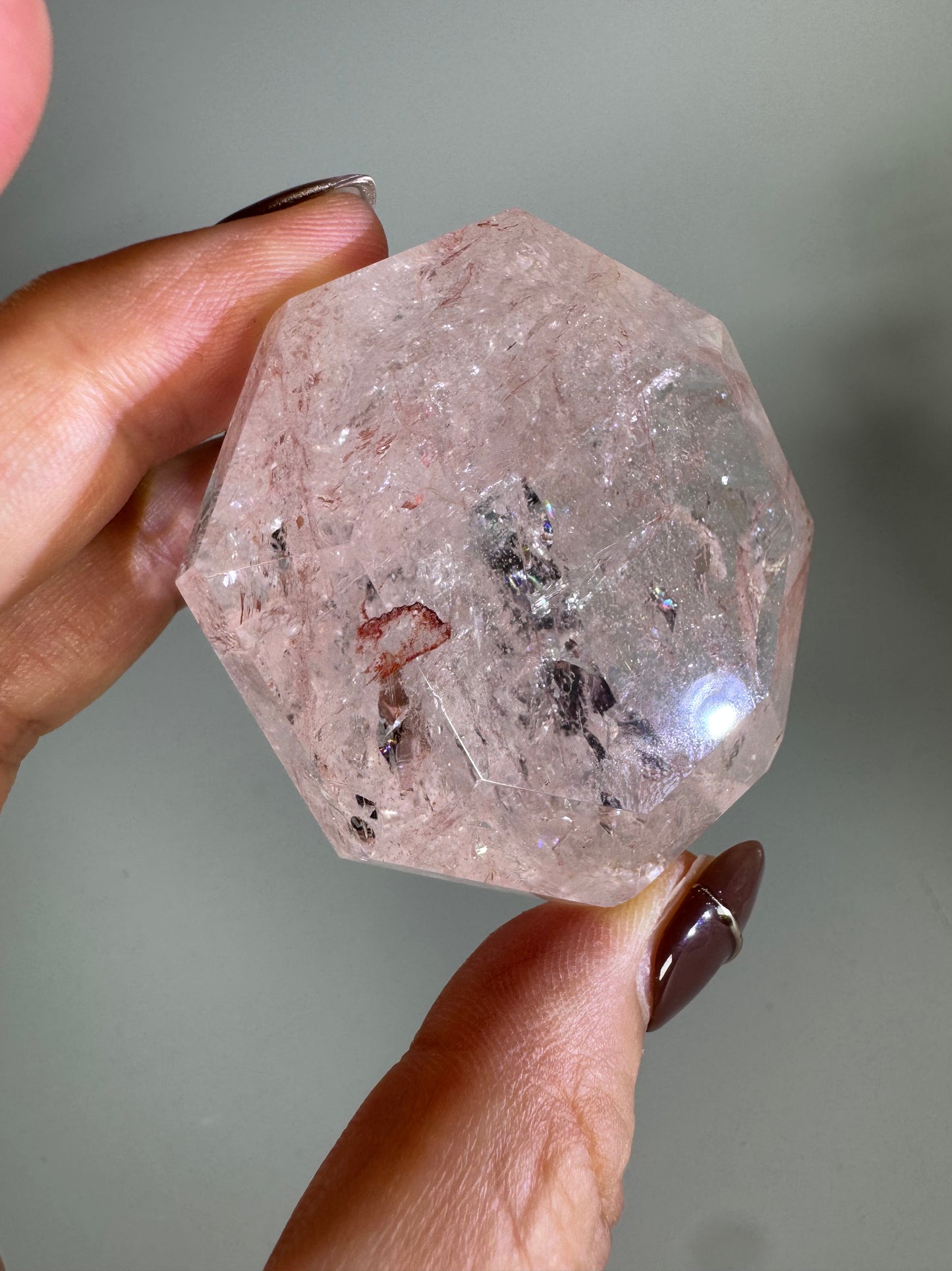 Brilliant Diamond Cut Pink Quartz

ブリリアント ダイヤモンドカット ピンククォーツ