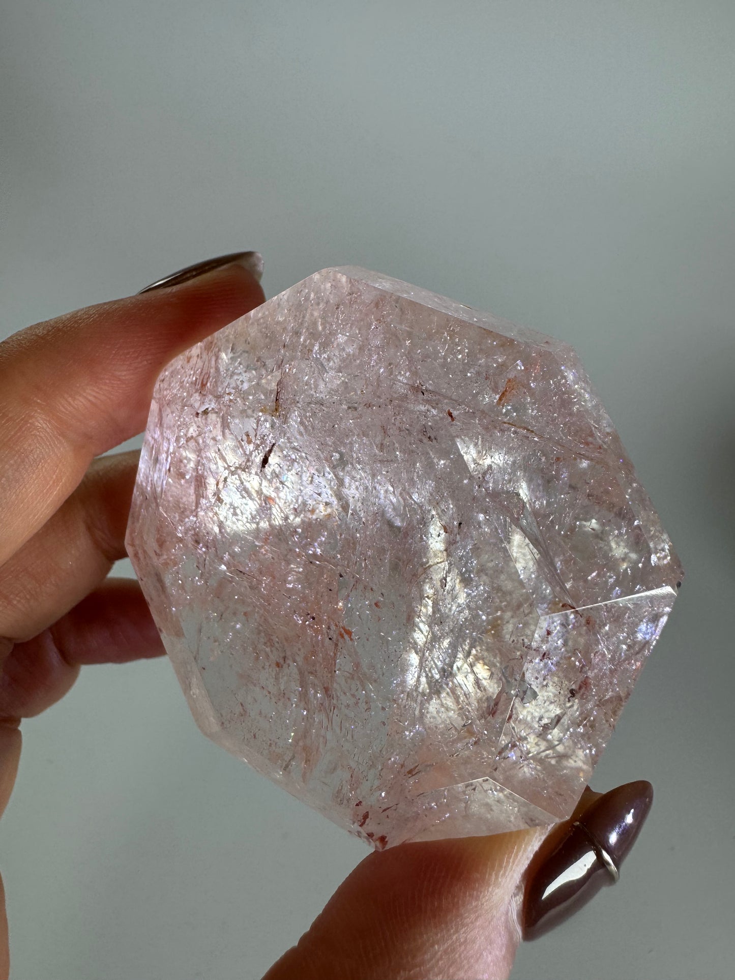 Brilliant Diamond Cut Pink Quartz

ブリリアント ダイヤモンドカット ピンククォーツ