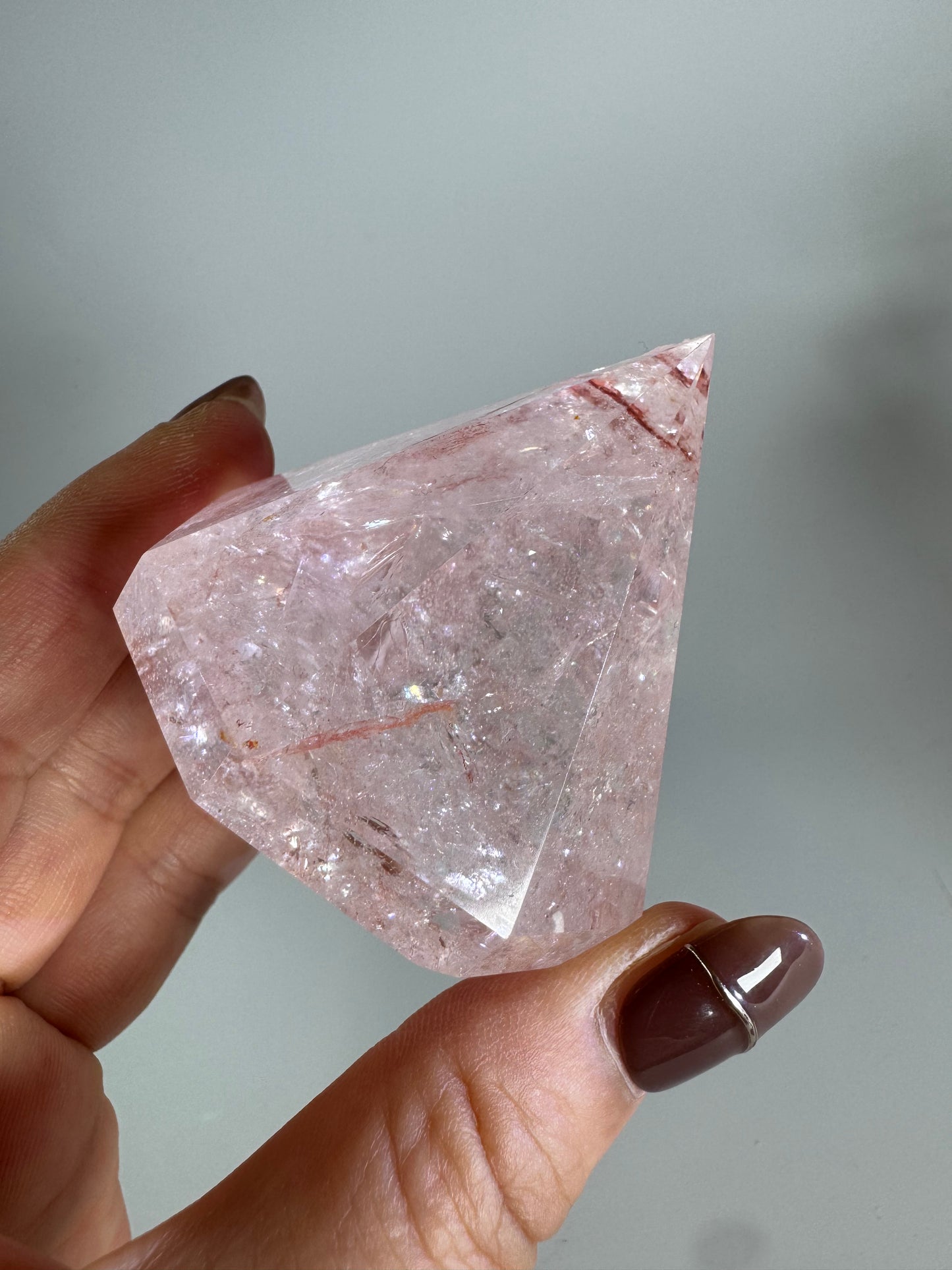 Brilliant Diamond Cut Pink Quartz

ブリリアント ダイヤモンドカット ピンククォーツ